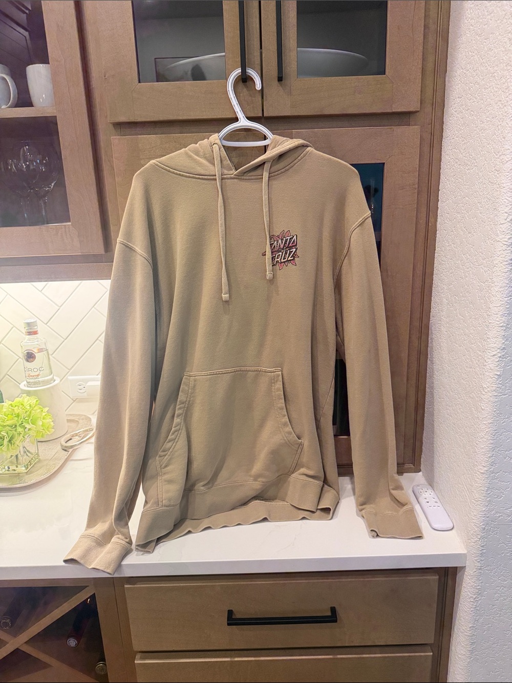 Santa Cruz Skateboards Sand Men's Hoodie with Small Logo